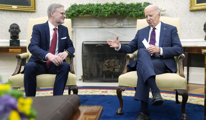 Biden renews Ukraine aid plea as Czech PM visits