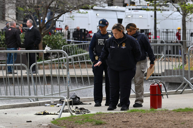 Man who set himself on fire outside Trump trial dies of injuries, police say