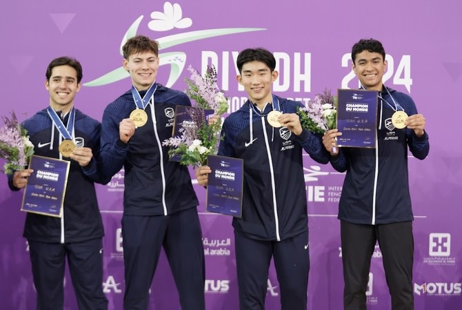 US tops medal tally in World Cadets and Juniors Fencing Championships in Riyadh