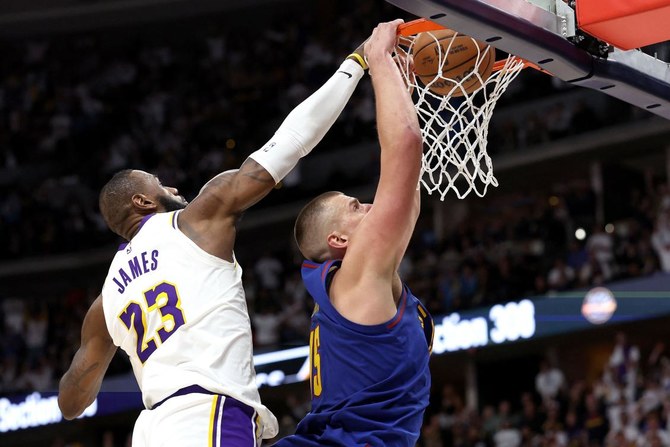 Nikola Jokic leads NBA champions Nuggets past LeBron James, Lakers
