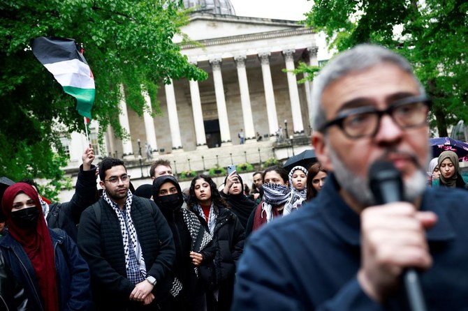 A British-Palestinian doctor was denied entry to France for a Senate meeting about the war in Gaza