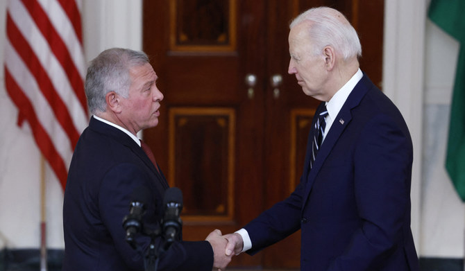 Jordan’s King Abdullah presses Biden to avert Israel offensive in Rafah