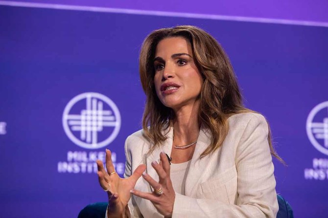 Jordan’s Queen Rania highlights effects of war in Gaza on the world