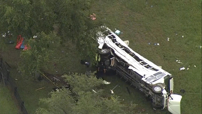 8 dead, at least 40 injured as farmworkers’ bus overturns in central Florida