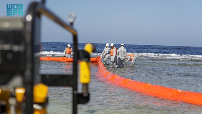 An exercise aimed at raising readiness to confront environmental emergencies or oil spill incidents is underway on Tabuk coast.