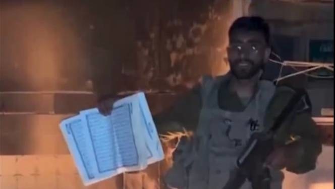 Video of Israeli soldier burning Qur’an sparks outrage