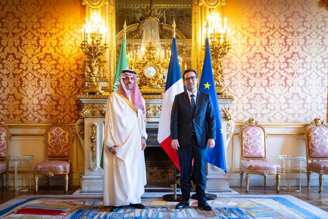 Saudi foreign minister meets French counterpart, discusses bilateral relations and situation in Gaza