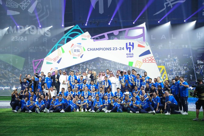  ‘Truly exceptional’: Jorge Jesus hails Al-Hilal players as champions lift Roshn Saudi League trophy in glitzy ceremony