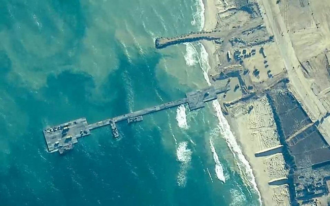 US-built pier in Gaza will need to be removed and repaired after damage from rough seas