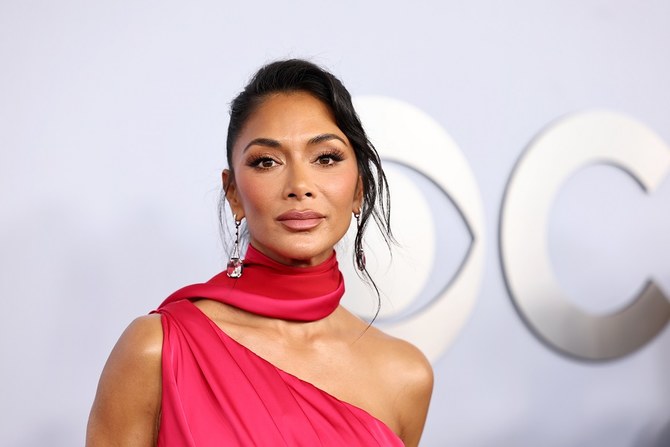 Nicole Scherzinger shows off Lebanese gown at Tony Awards