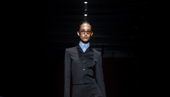 Mona Tougaard stuns at 032c’s Paris Fashion Week show