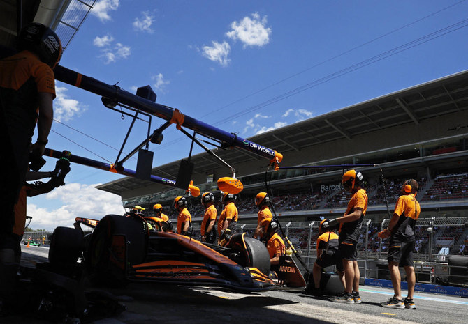 Norris shrugs off McLaren fire to nab Spanish pole after ‘best ever lap’