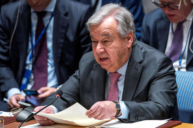 Without naming names, UN chief accuses Israel of misinformation