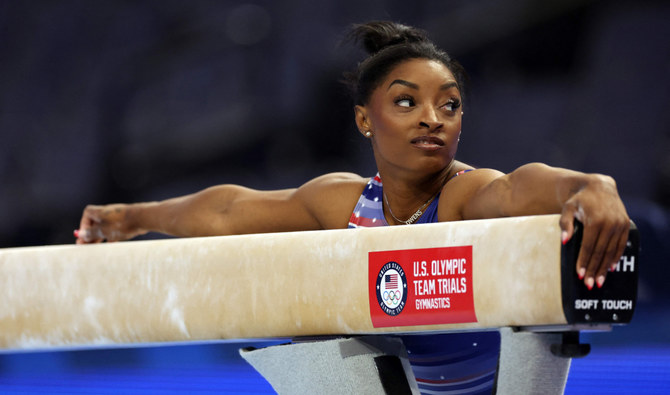 US gymnastics great Biles aims to lock up Paris berth at US Olympic trials