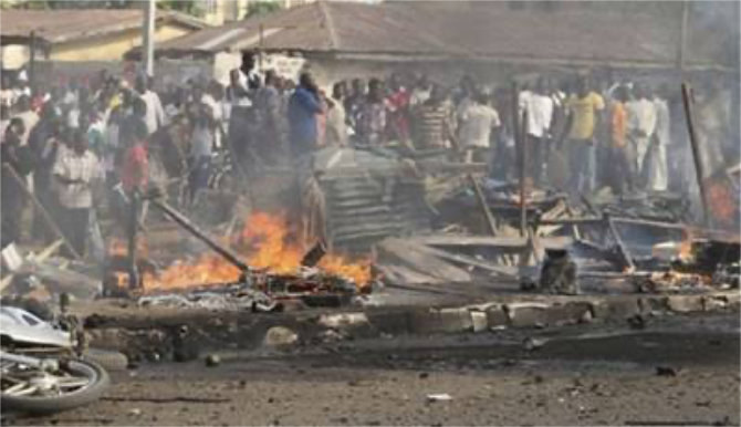 18 killed, 42 injured in multiple Nigeria suicide attacks: emergency services