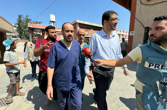 Gaza hospital chief among Palestinians freed by Israel