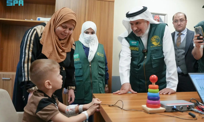 Head of Saudi aid agency KSrelief tours projects helping earthquake victims in Turkiye
