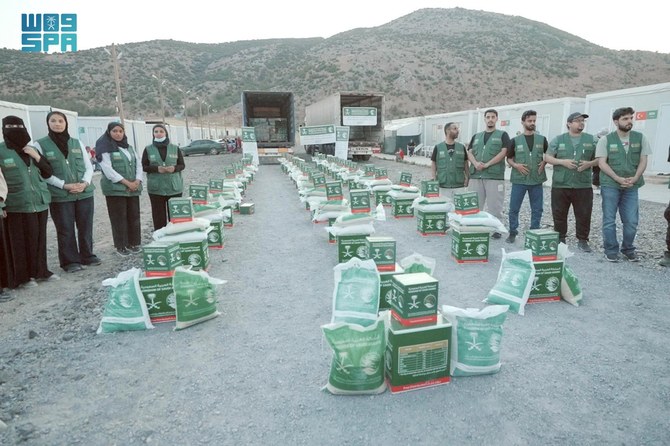 KSrelief launches food program in earthquake-hit areas of Syria, Turkiye