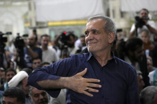 Hezbollah chief congratulates Iran’s Pezeshkian on vote win