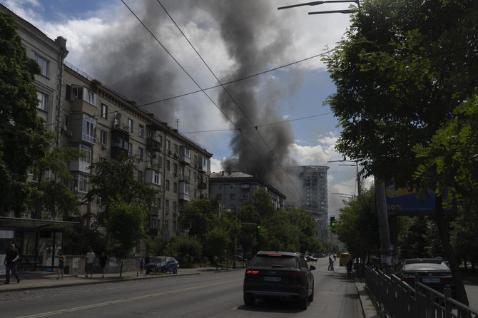 Russian missiles kill 37 in Ukraine, gut Kyiv children’s hospital