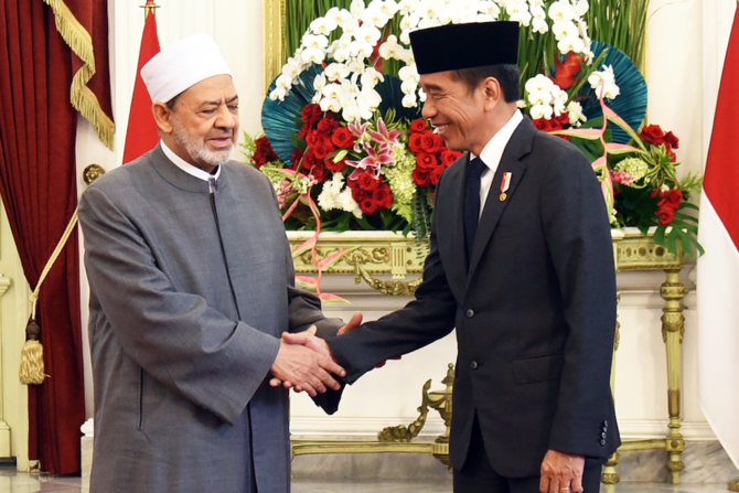 Al-Azhar grand imam meets Indonesian leadership on Southeast Asia tour