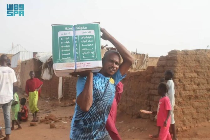KSrelief distributes food aid in Turkiye and Sudan