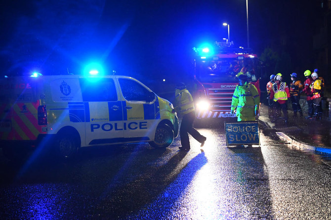 UK police arrest man over discovery of human remains on bridge