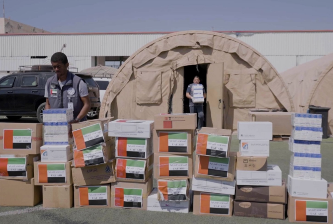 UAE delivers medical aid to Gaza after Israeli attack on refugee camps