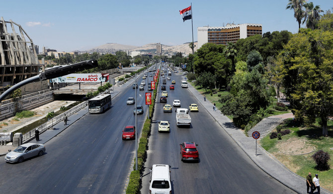 Vehicles drive along a road, on the day of the parliamentary elections, in Damascus, Syria July 15, 2024. (REUTERS)