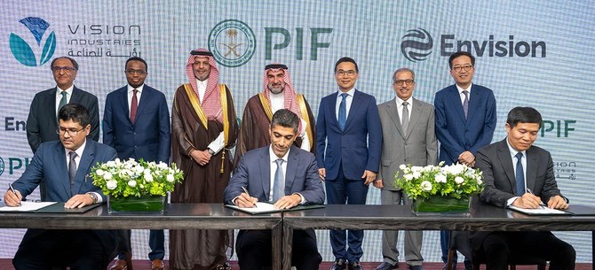 Saudi PIF strikes 3 deals to boost renewable energy component manufacturing in the the Kingdom