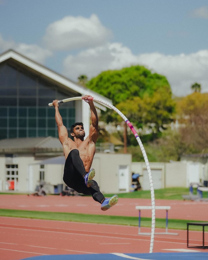 Saudi pole vaulter Al-Hizam aims to inspire Kingdom’s next generation with Olympic success