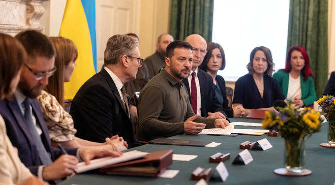 Zelensky makes ‘historic’ address to UK Cabinet