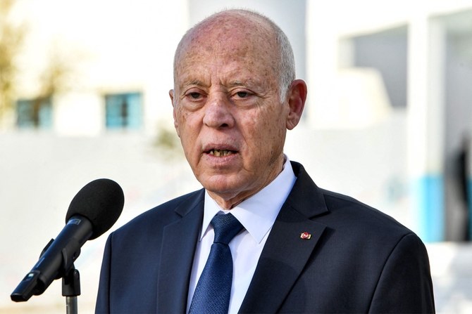 Tunisia's President Kais Saied. (AFP)