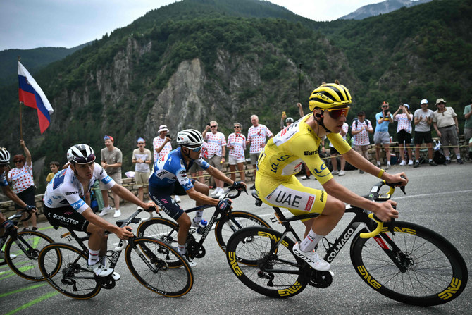 Pogacar closing in on third Tour de France title after dominant win in the Alps