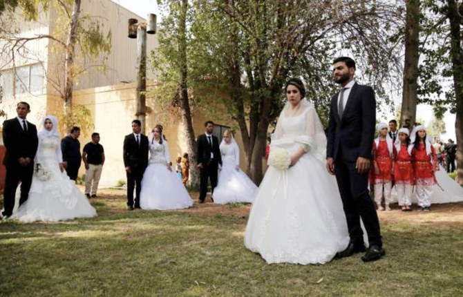 What is driving the rise in marriages between Syrian women and local men in neighboring countries?