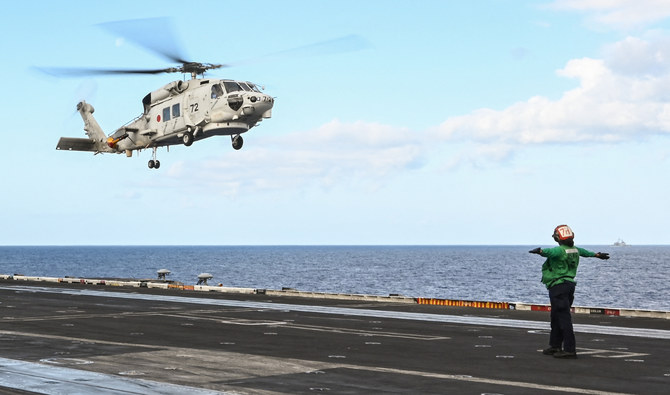 Crashed Japan navy choppers found on seabed