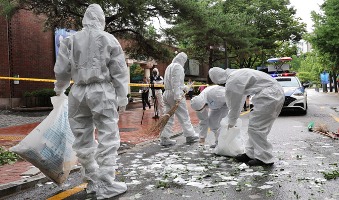 North Korean trash balloons land near South Korea’s presidential complex