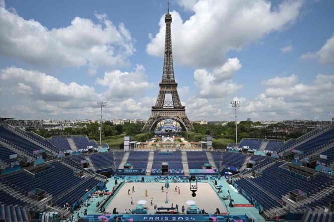 Eiffel Tower stadium wows Olympic beach volleyball players: ‘I got goosebumps’