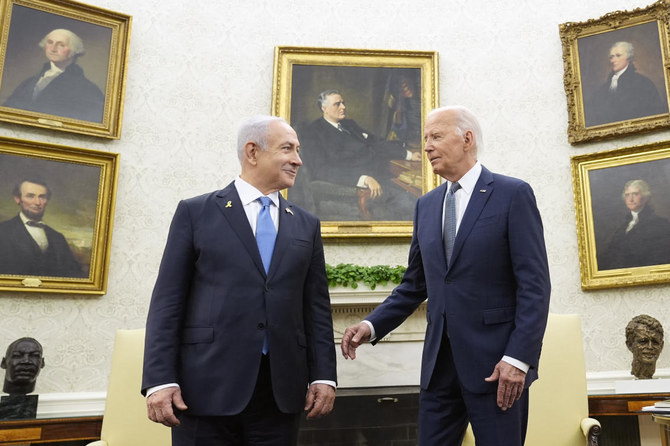 Netanyahu, Biden meet for tense Gaza ceasefire talks