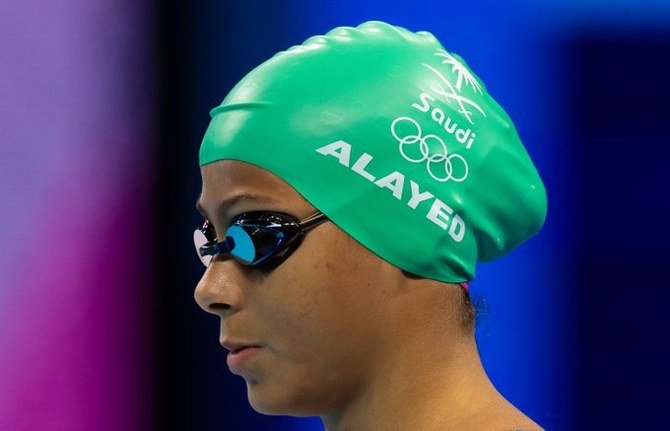 Mashael Al-Ayed secured a commendable sixth place in the women’s 200m freestyle heats. credit: @saudiolympic