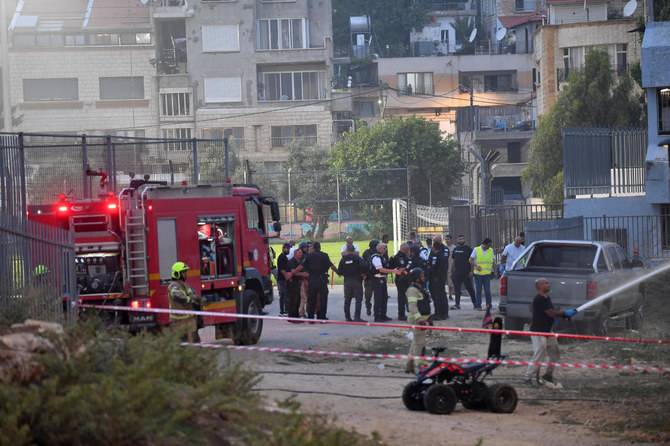 Israeli officials respond after rockets were launched across Lebanon’s border with Israel.