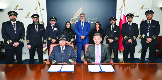 Gulf Air signs a collective labor agreement with Gulf Air Pilots Trade Union