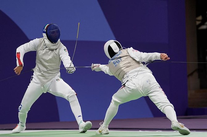 Egyptian fencer Dessouky’s Olympic run ends at quarterfinals