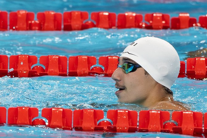 Saudi Swimmer Zaid Al-Saraaj. credit: @saudiolympic