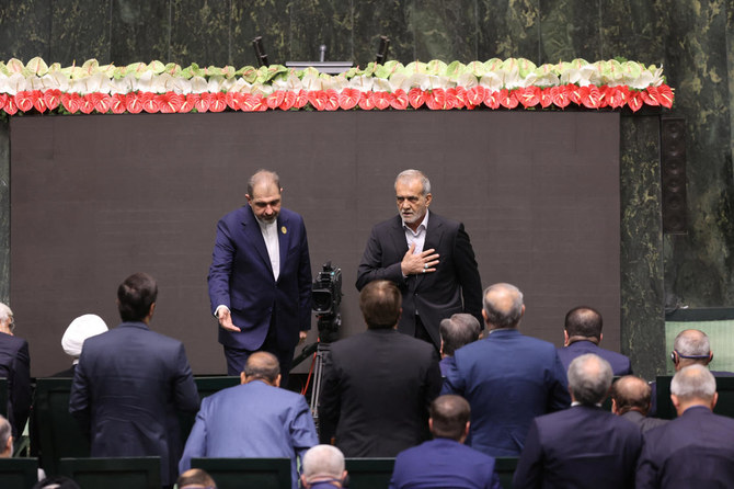 Iran’s president Pezeshkian sworn in at parliament