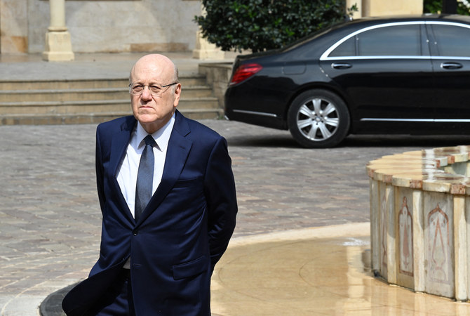 Lebanon’s caretaker PM, Najib Mikati, said “Lebanon will respond to Israeli accusations in a detailed letter to” UNSC. (File/AFP