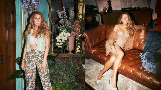 Blake Lively showcases Arab designers in latest fashion posts