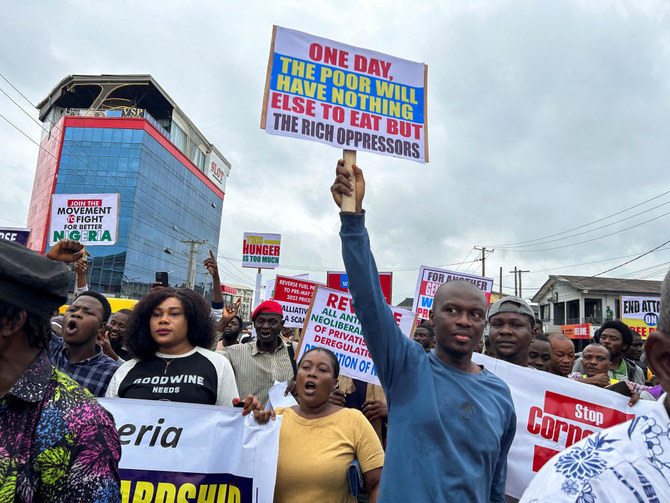 Police fire tear gas at protesters in Abuja