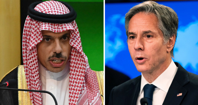 Saudi foreign minister, Blinken discuss developments in region and importance of de-escalation