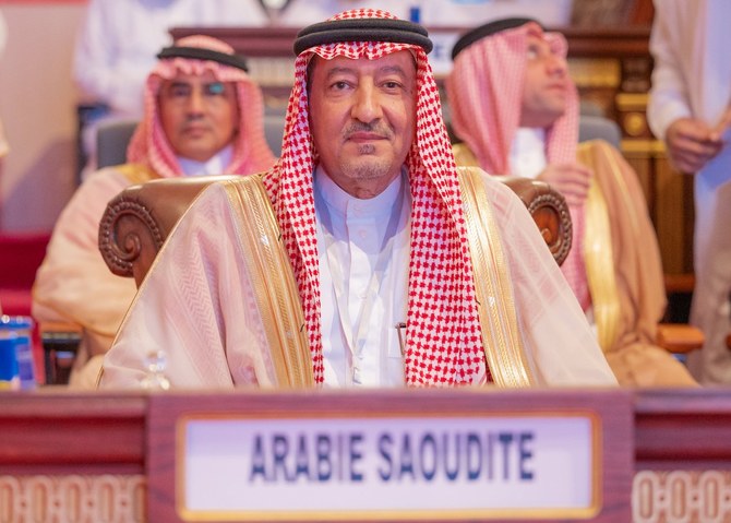 Saudi Deputy Foreign Minister Waleed Al-Khuraiji attends the inauguration ceremony of the president of Mauritania in Nouakchott 